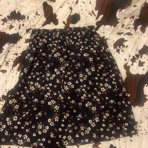 shien skirt with flower print